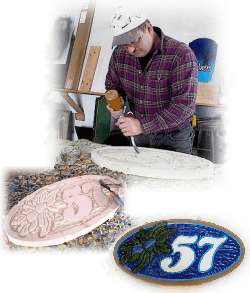 A carved wood sign from start to finish!